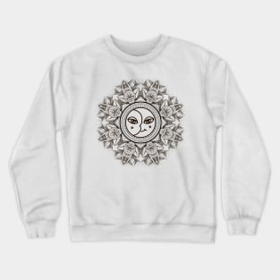 Lotus Mandala 24 Crewneck Sweatshirt